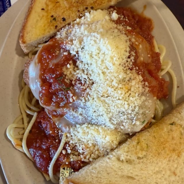 Chicken Parmesano.