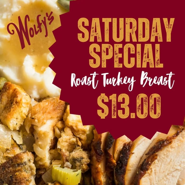 Roast Turkey Breast $13.00
