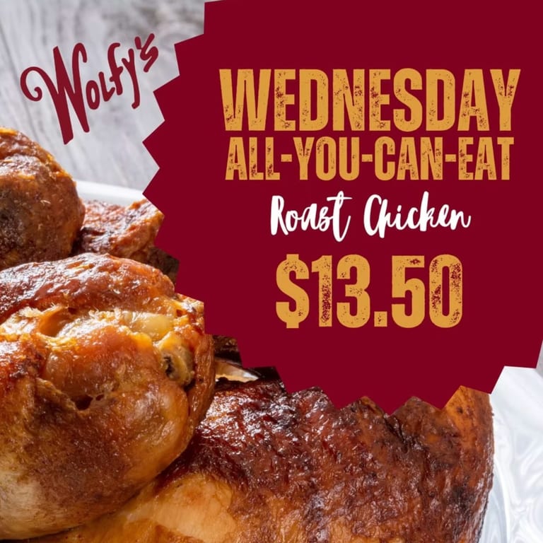 Roast Chicken $13.50