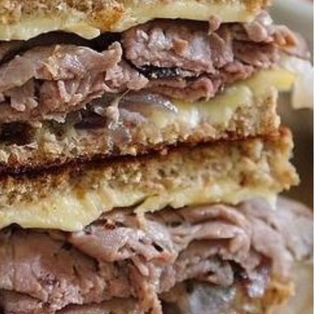 Swiss Beef Sandwich.