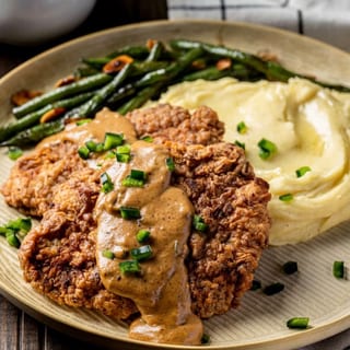 Country Fried Steak with Brown Gravy