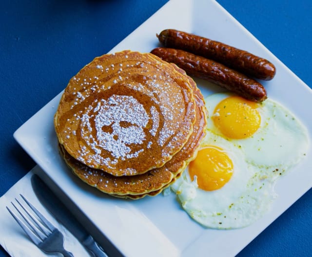 Egg, Protein and Pancake.