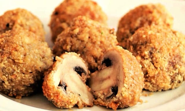 Breaded Mushrooms.
