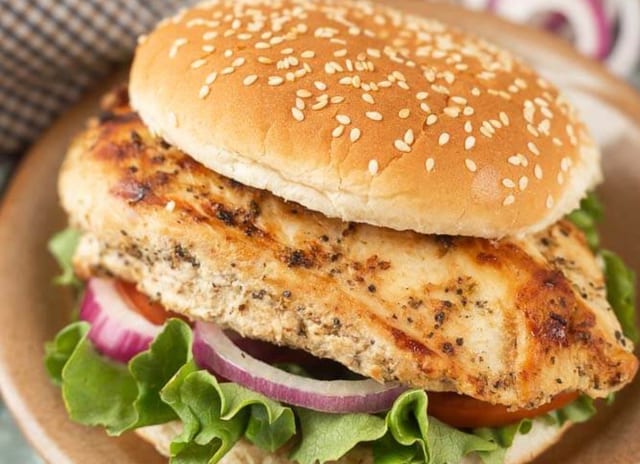 Grilled Chicken Sandwich.